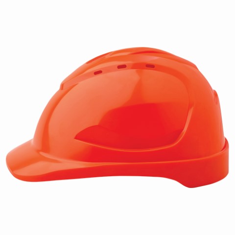 PROCHOICE V9 HARD HAT VENT PUSHLOCK HARN - FL ORANGE 